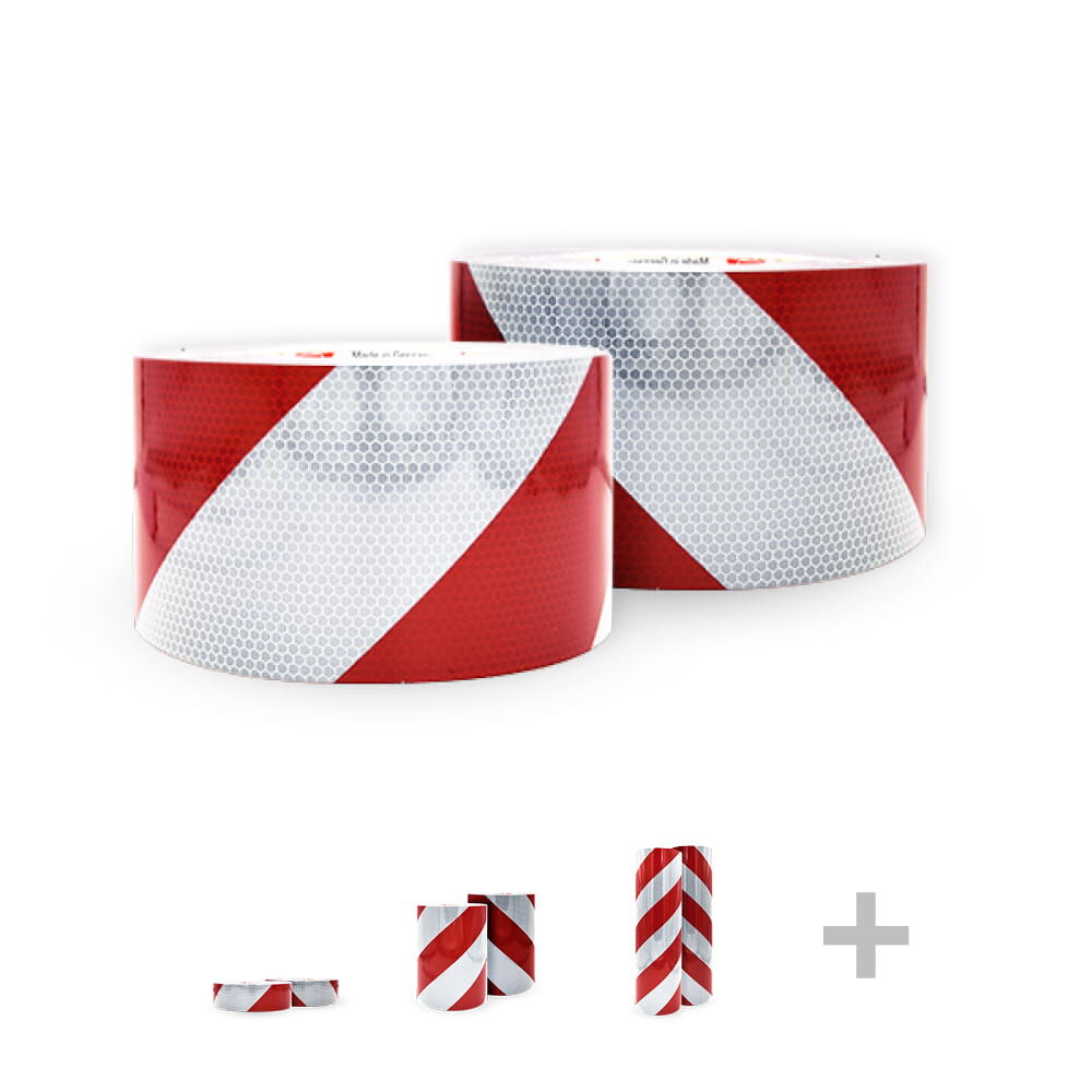 Orafol ORALITE Industrie Warnmarkierung 5831 rot weiß