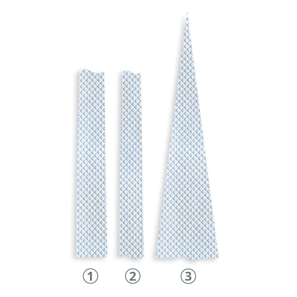 Übersicht über die einzelnen Teile des Pfeiles mit Nummerierung