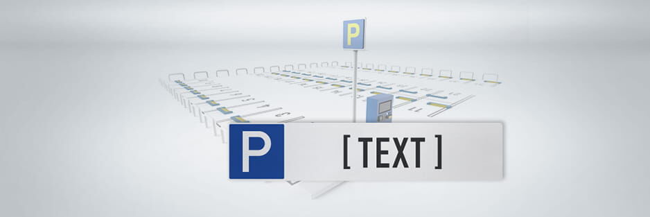 Parkplatzschilder