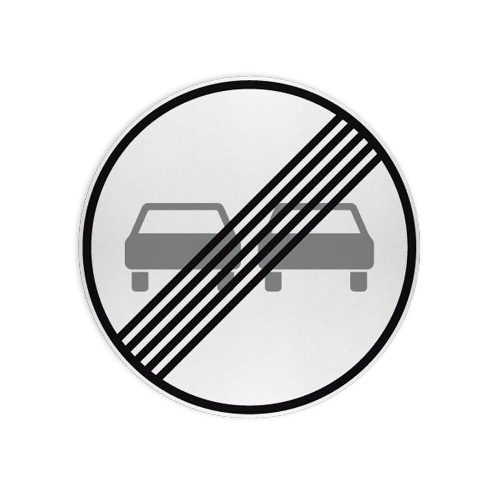 VZ 280 Ende des Überholverbots für Kraftfahrzeuge aller Art VZ 280 Ende des Überholverbots für Kraftfahrzeuge aller Art