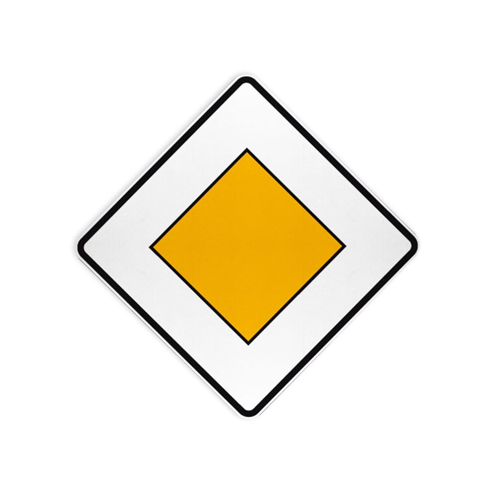 VZ 306 Vorfahrtstraße
