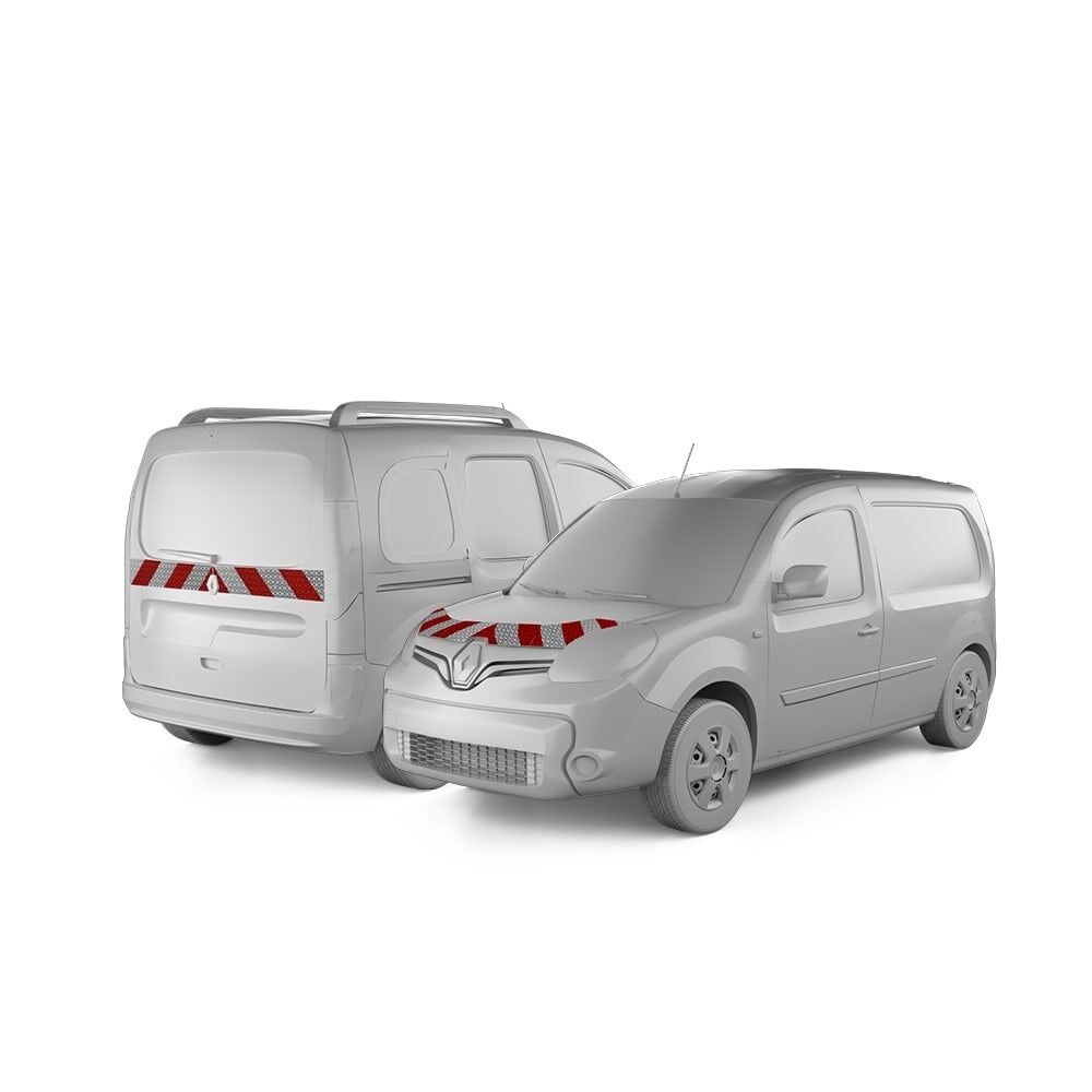 Renault Kangoo II Rapid Front- und Heckmarkierung 2013-2018