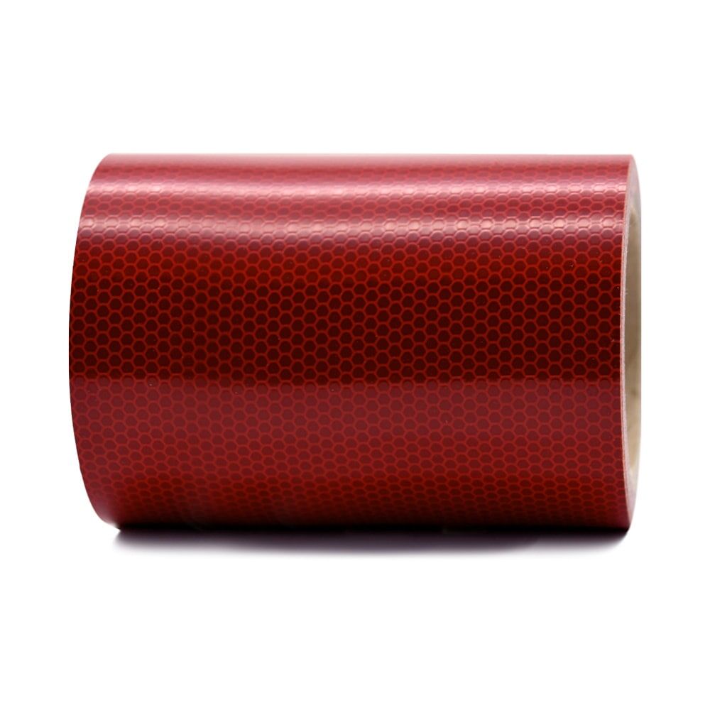 Rolle Reflektorband in rot, 150 mm mit Wabenstruktur für Bahnsignale