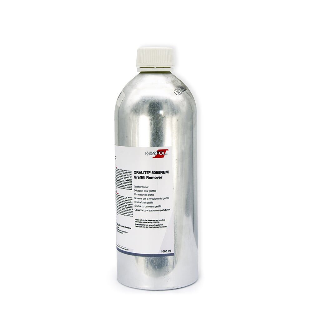 ORAFOL ORALITE 5095REM Graffiti Remover, 1000 ml Aluflasche, Vorderansicht