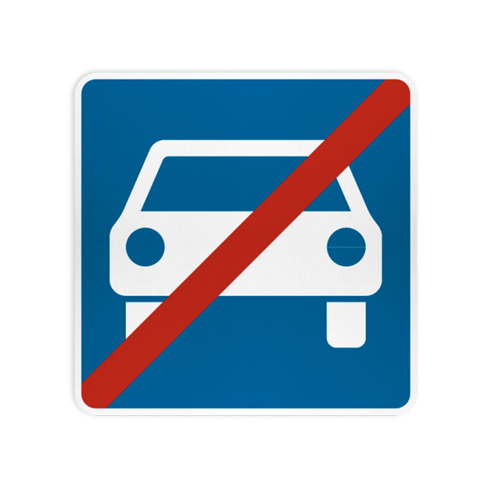 VZ 331.2 Ende der Kraftfahrstraße VZ 331.2 Ende der Kraftfahrstraße