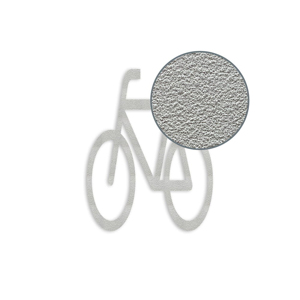 Vergrößerter Ausschnitt verdeutlicht Oberflächenstruktur