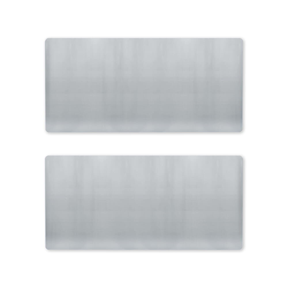 Rückseiten der beiden Long Vehicle Tafeln aus Aluminium