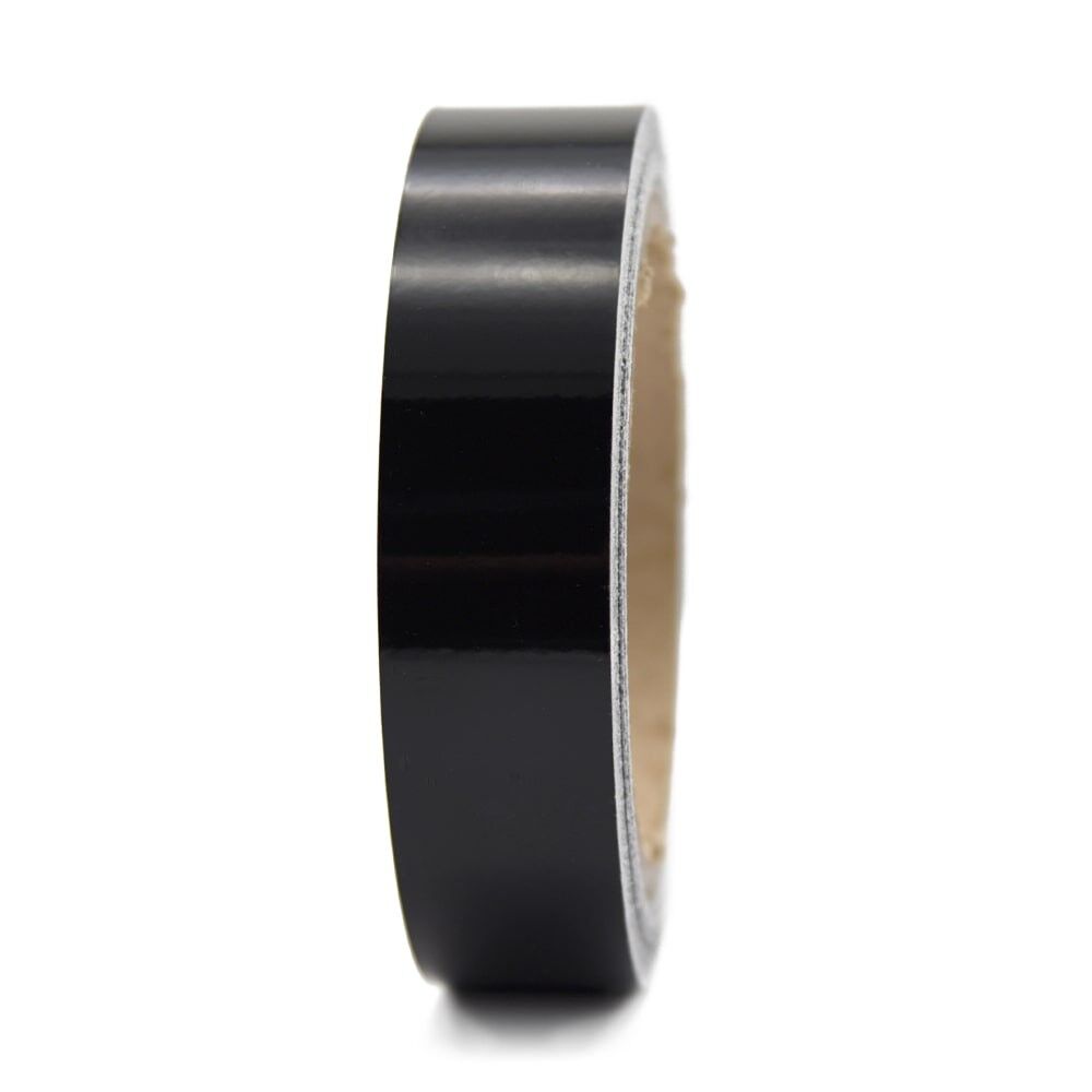 Orafol ORALITE Reflexband 5710 schwarz, 25 mm Rolle, Frontansicht