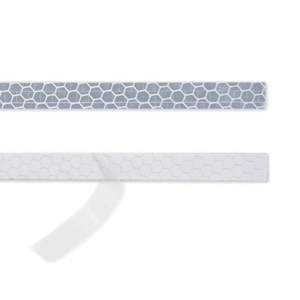 Avery Reflexband T-7500B weiß, 10 mm Streifen der Vorder- und Rückseite