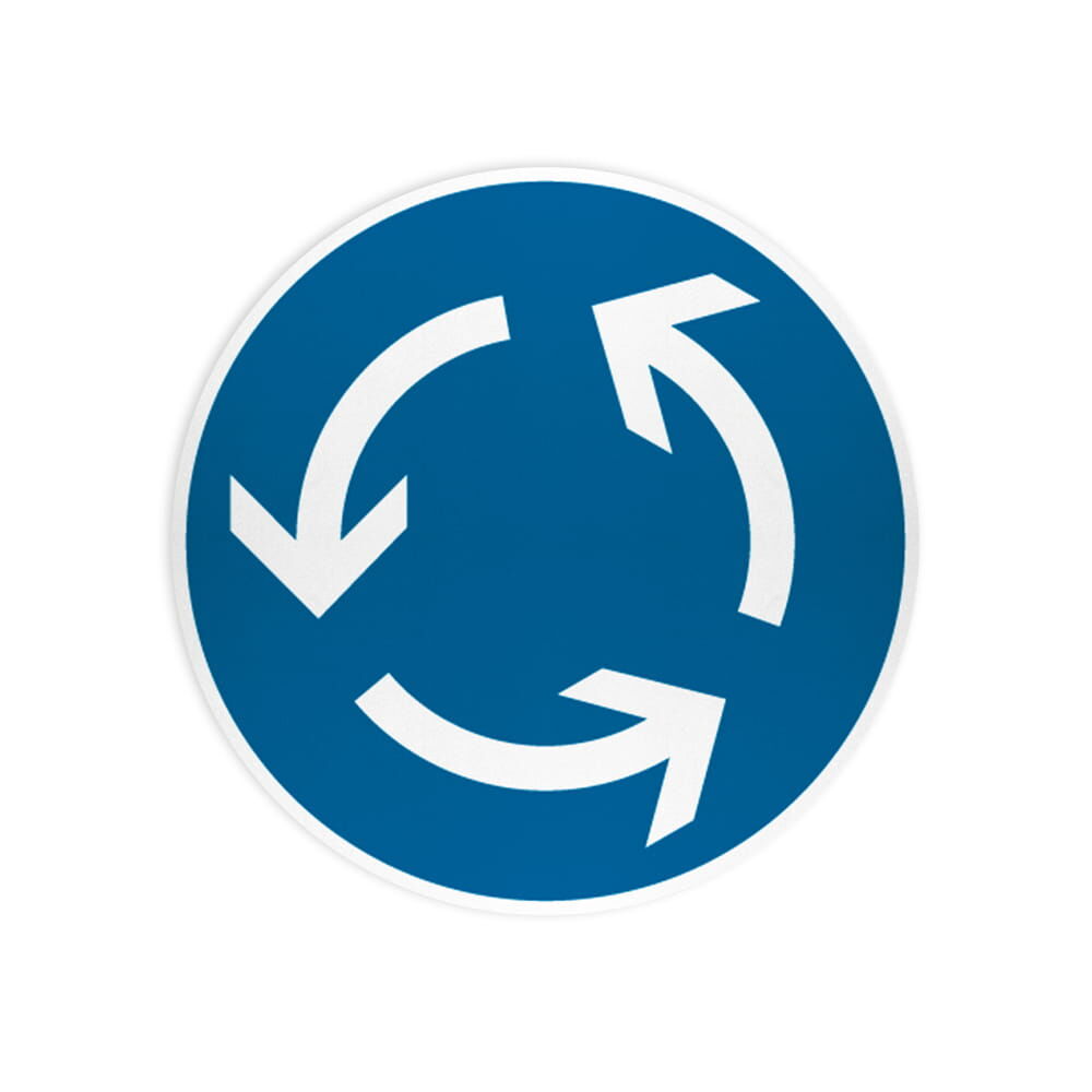 VZ 215 Kreisverkehr VZ 215 Kreisverkehr