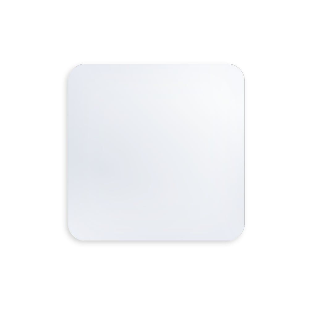 Rückseite des weißen Aufbewahrungsträgers für Schulbusschilder