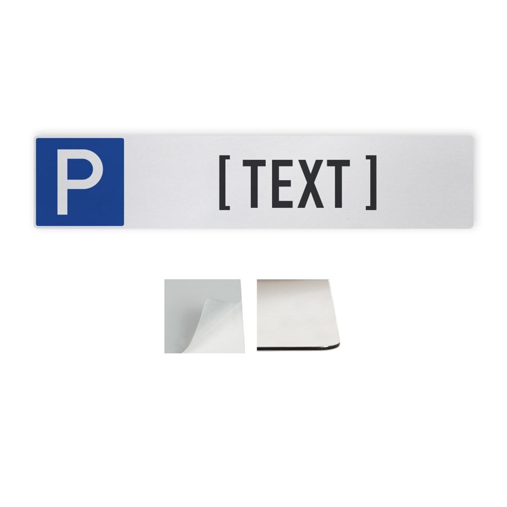 reflektierendes Parkplatzschild