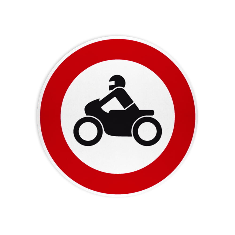 VZ 255 Verbot für Krafträder VZ 255 Verbot für Krafträder