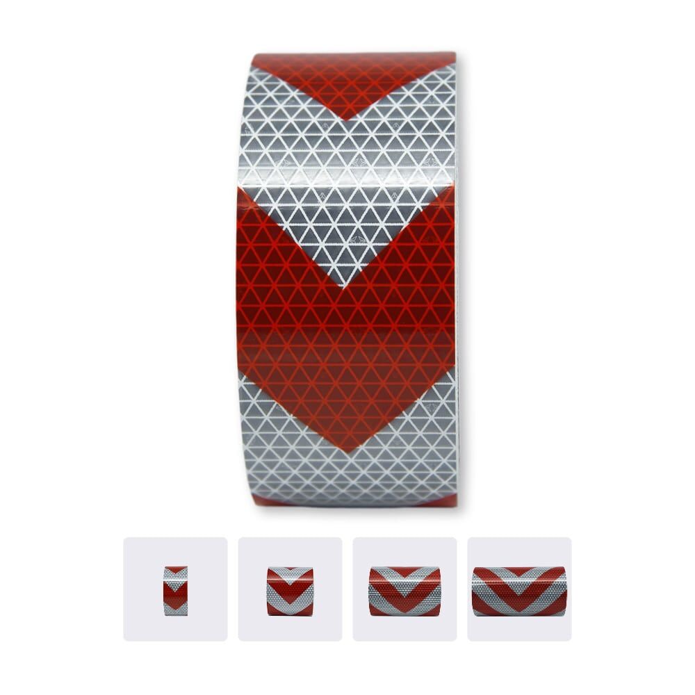 ORALITE 5931M Chevron-Warnmarkierung, erhältlich in verschiedenen Breiten