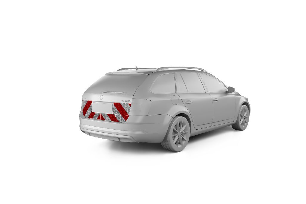 Skoda Octavia Combi Warnmarkierung ab 2017 Heckmarkierung