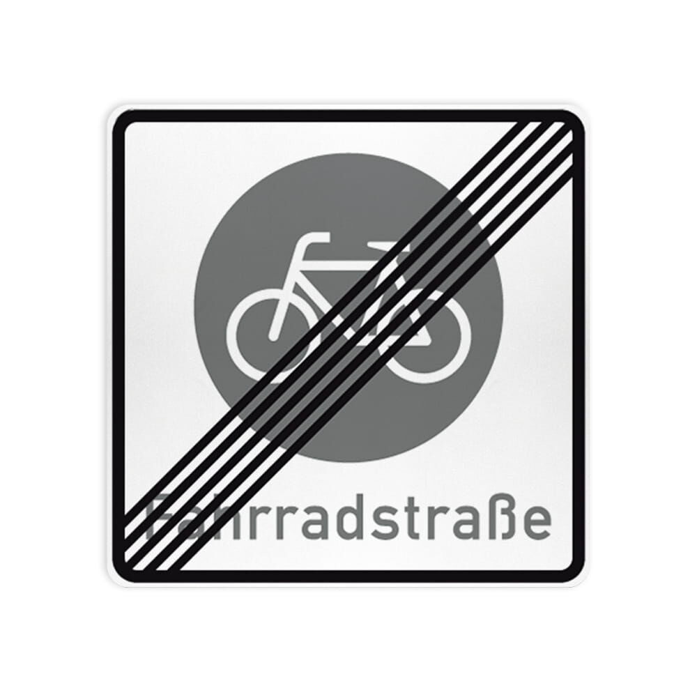 VZ 244.2 Ende einer Fahrradstraße VZ 244.2 Ende einer Fahrradstraße