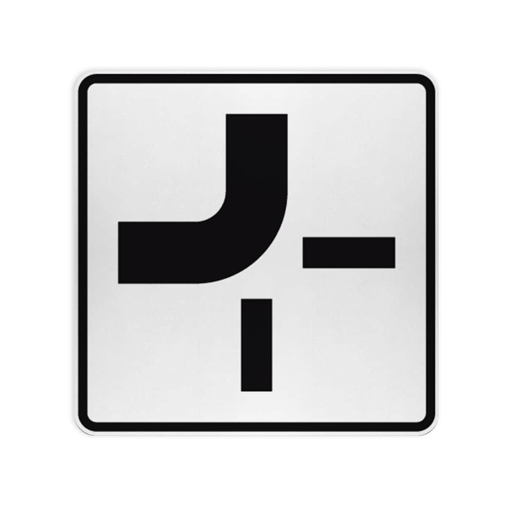 VZ 1002-11 Verlauf der Vorfahrtstraße VZ 1002-11 Verlauf der Vorfahrtstraße