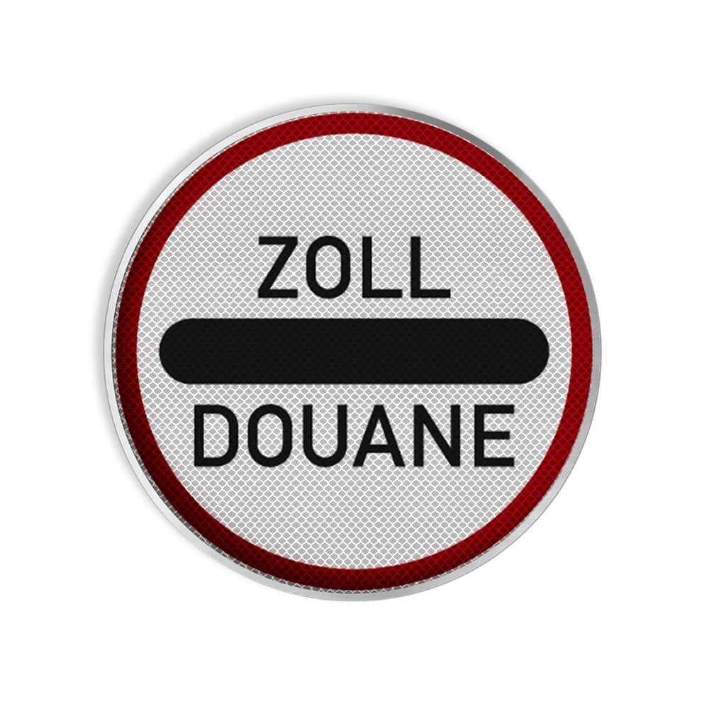 VZ 392 Zollstelle RA 3 Ø 750 mm Alform