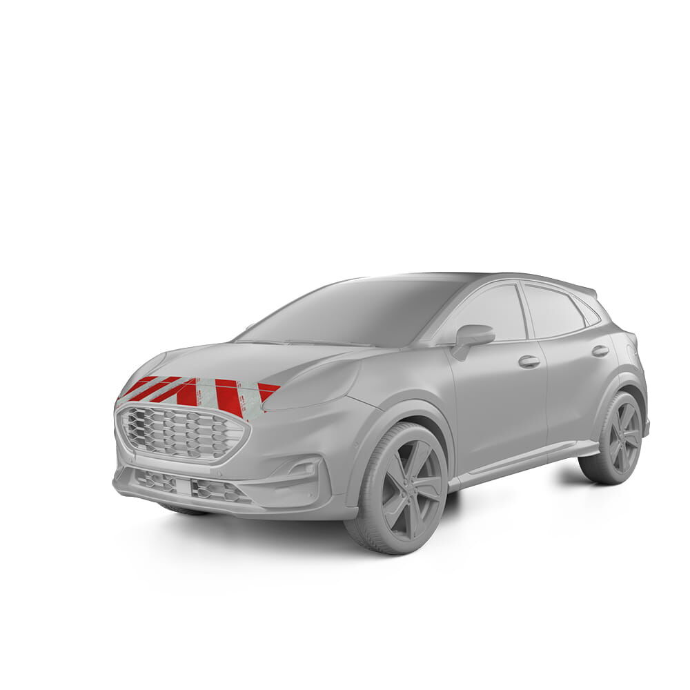 Ford Puma mit Frontmarkierung, Baujahr 2024