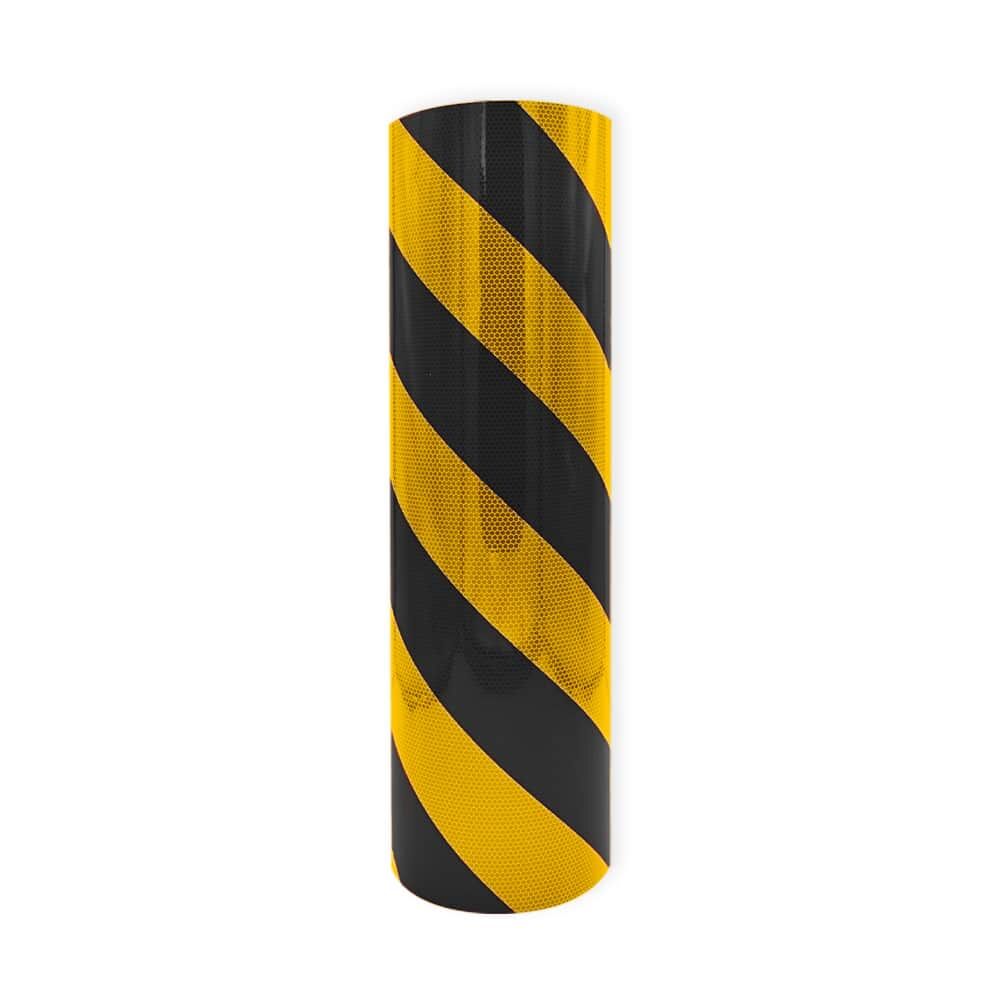 Einzelrolle ORALITE 5831 schwarz-gelb 600 mm, linksweisend