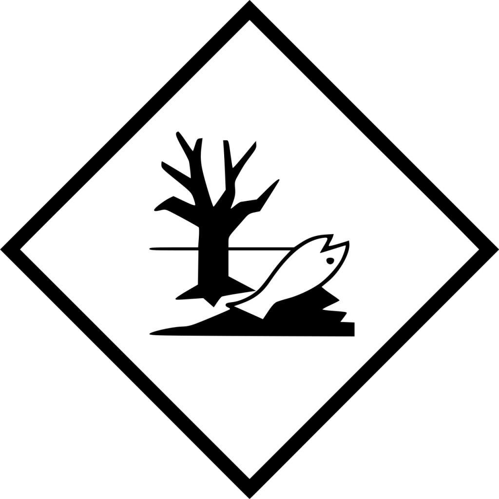 ADR Gefahrzettel Umweltgefährdende Stoffe