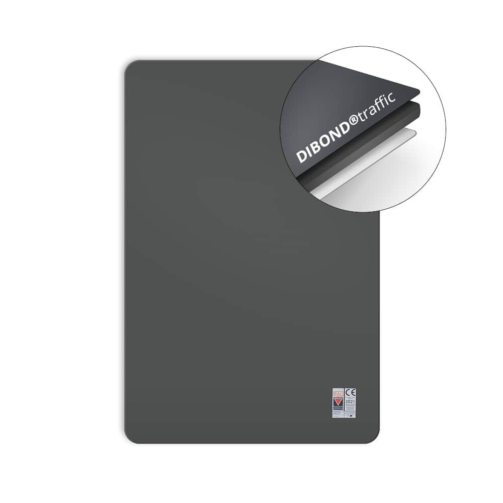VZ 357-51 Für Fußgänger durchlässige Sackgasse RA 3 900 x 600 mm 3 mm Dibond