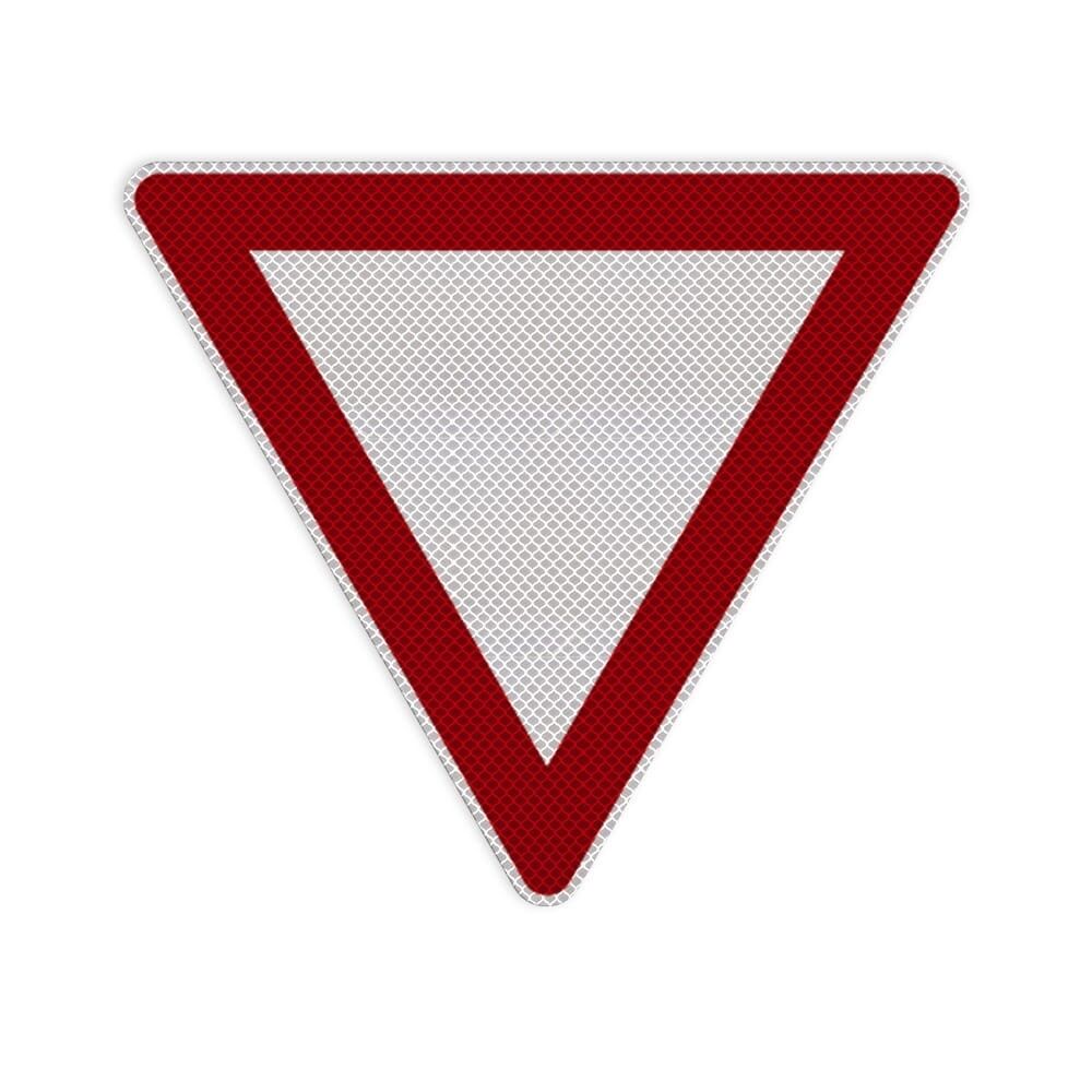 Verkehrszeichen 205 "Vorfahrt gewähren", auf Aluminiumverbund,  RA3