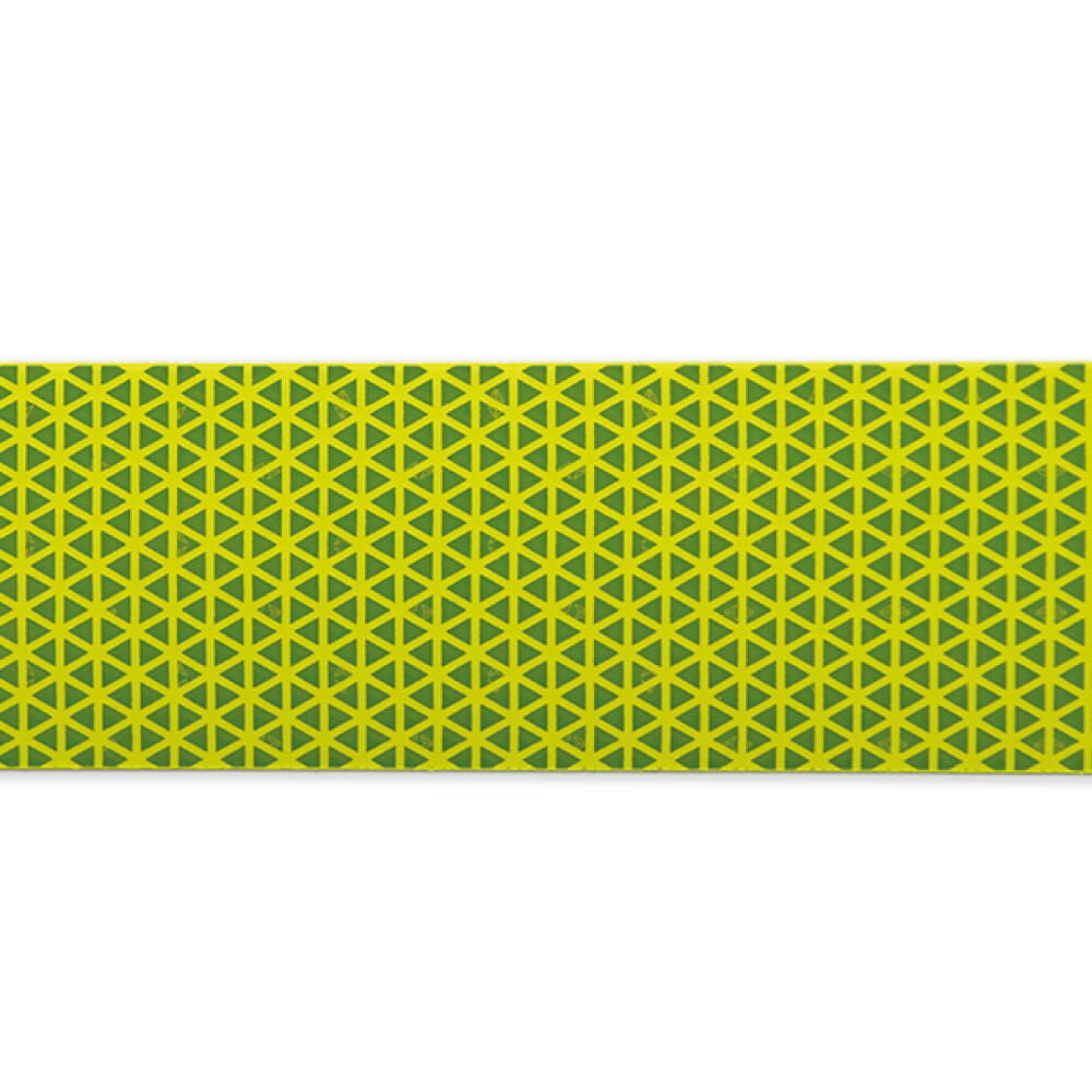 Nahaufnahme VC 612 Lime: dreieckiges Reflexmuster