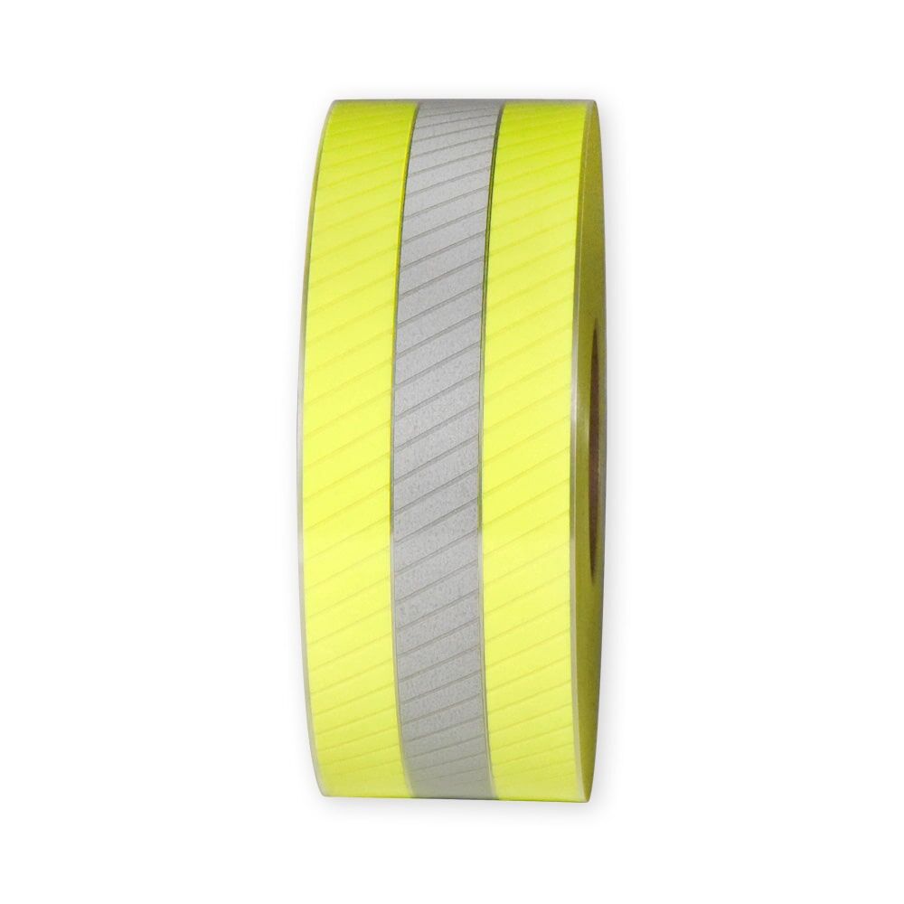 3M Scotchlite Reflextransferfilm 5697 segmentiert gelb/silber/gelb 76,2 mm