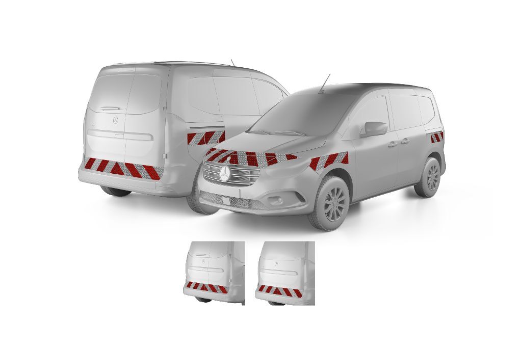 Mercedes Citan W 420 ab 2021 mit Variantenvorschau zwischen Hecktür und Heckklappe