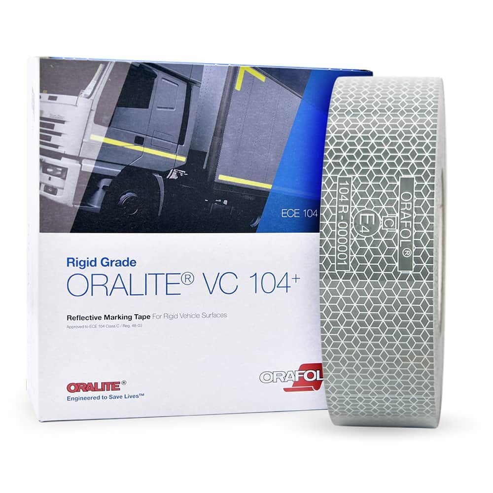 Orafol ORALITE Konturmarkierung VC 104+ RG weiß 50 mm x 50 m
