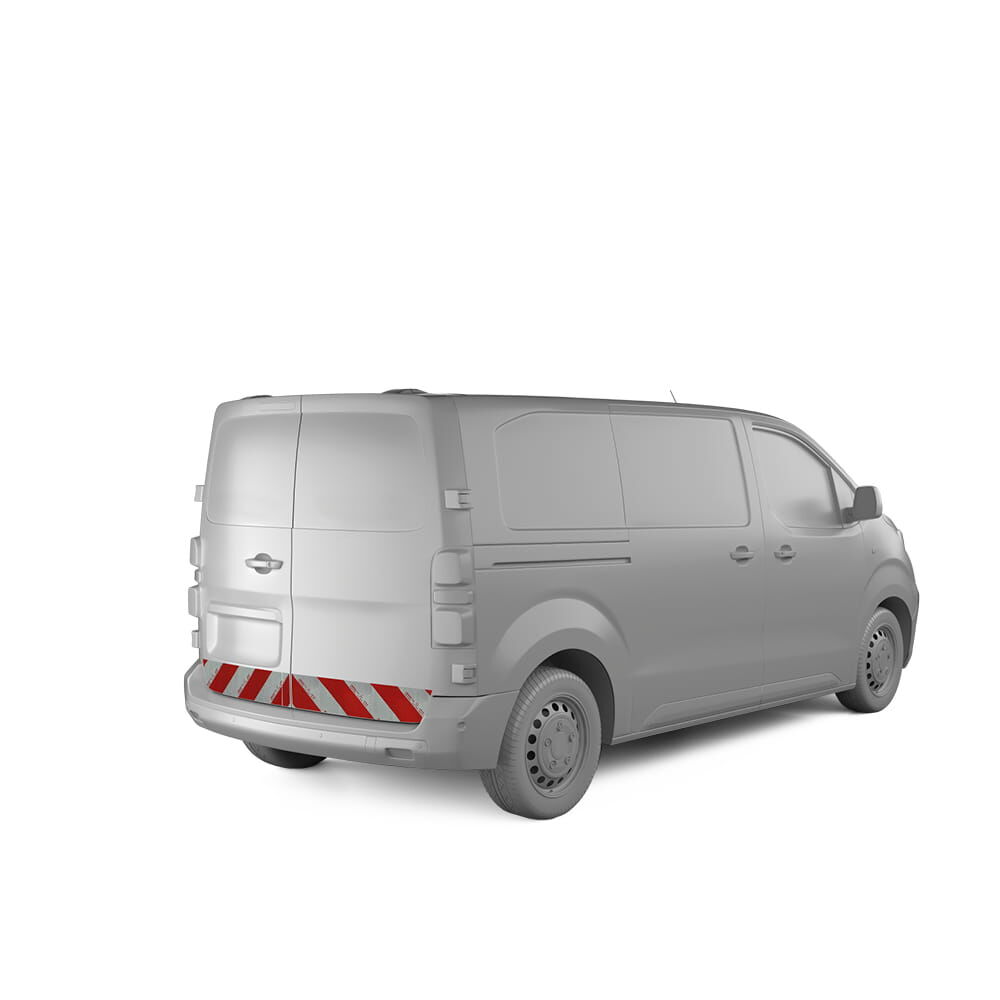 Opel Vivaro mit Heckmarkierung in Hecktürvariante, Baujahr 2024