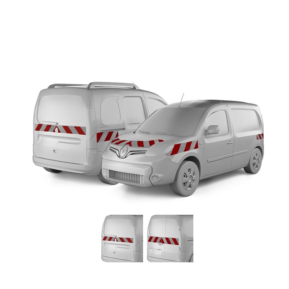 Renault Kangoo II Rapid Warnmarkierung