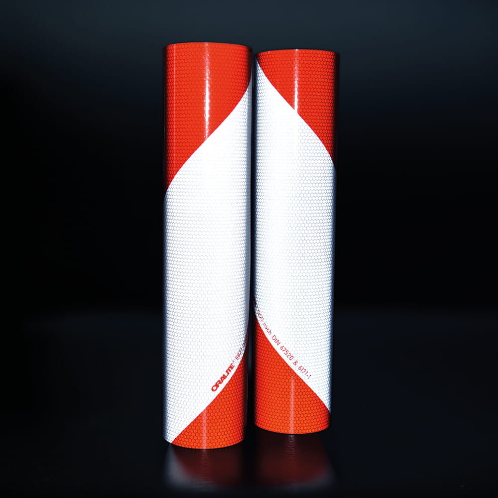 Große Rollen bei Nacht – Orafol 5821, 3 m × 380 mm, stark reflektierend