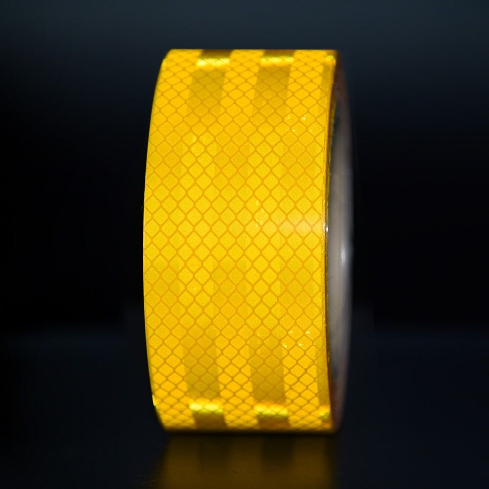 3M Reflexband 3430 gelb, 50 mm Rolle, Frontansicht