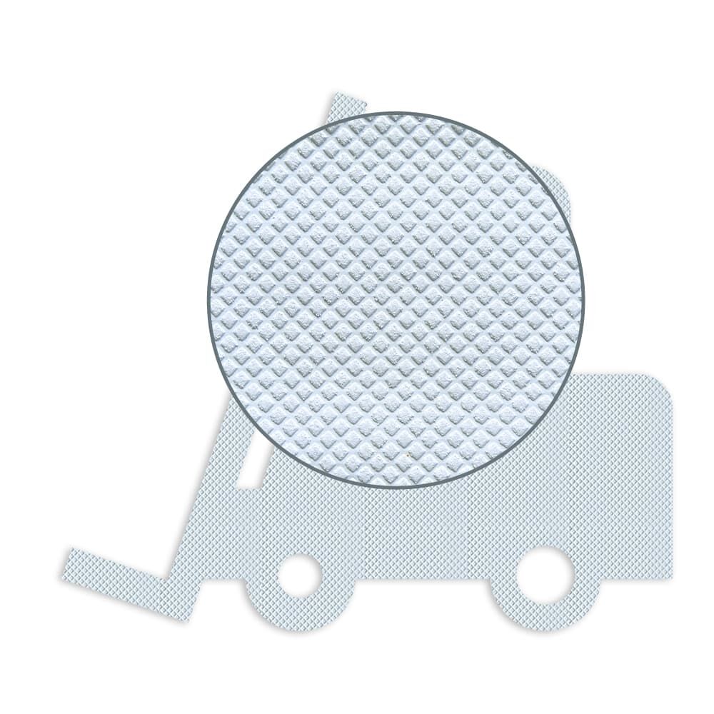 Vergrößerter Ausschnitt verdeutlicht Oberflächenstruktur