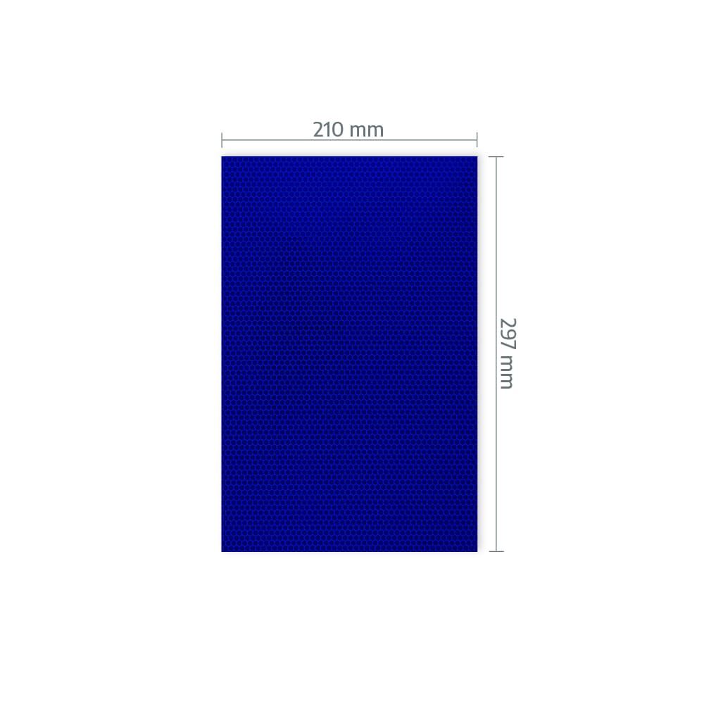 A4-Zuschnitt Orafol 5810 mit Maßangabe 210 × 297 mm