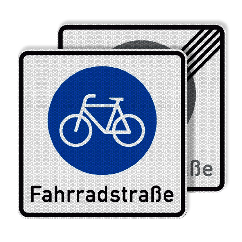 VZ 244.1-40 Fahrradstraße doppelseitig