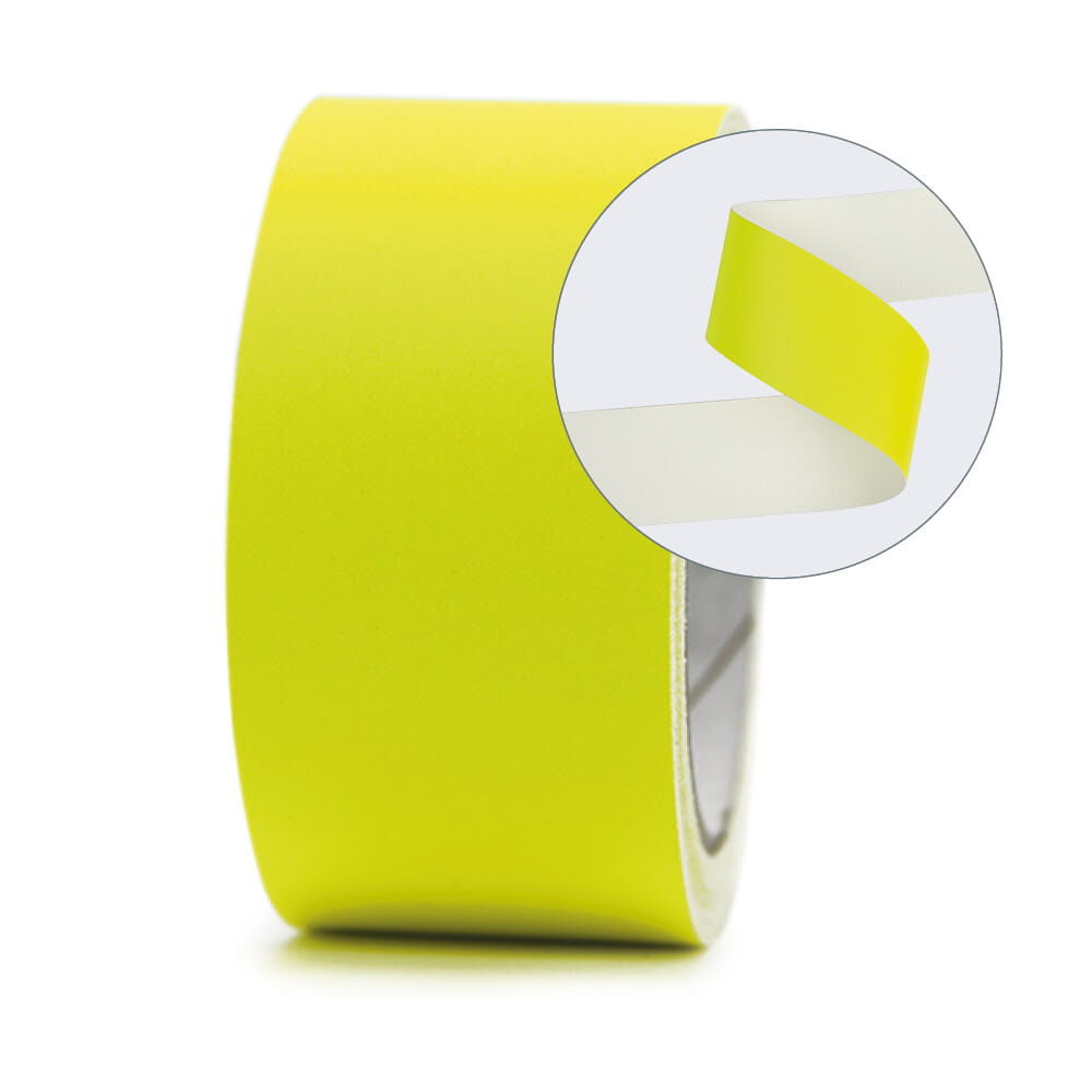 Rolle 3M Scotchlite 8987, gelb, Detail-Zoom auf Textilband