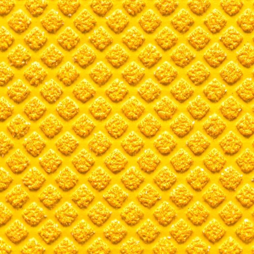 Detailaufnahme der 3M Stamark Folienstruktur in gelb