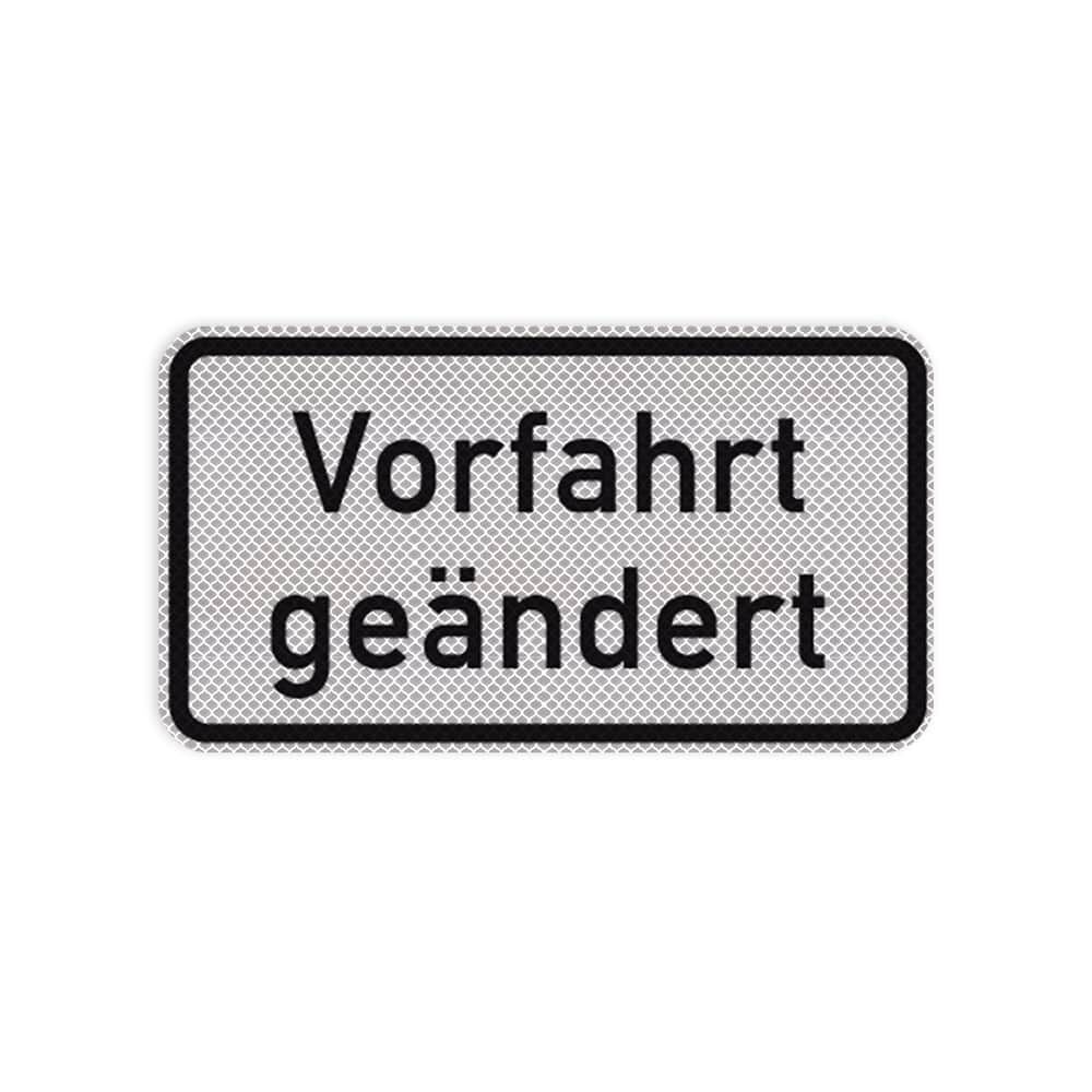 VZ 1008-30 Vorfahrt geändert VZ 1008-30 Vorfahrt geändert
