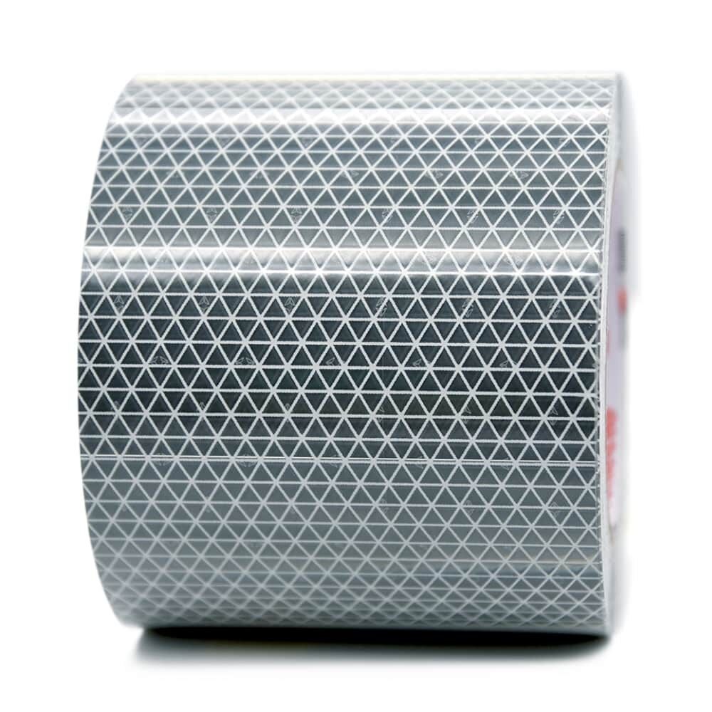 Orafol Reflexband 5930MFlex weiß, 100 mm Rolle, Frontansicht