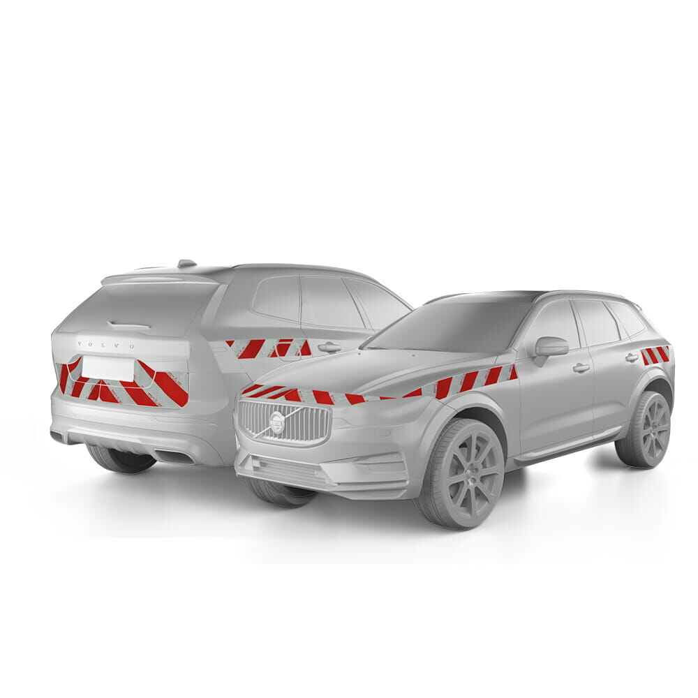 Volvo XC60 mit Komplettwarnmarkierungssatz, Baujahr 2021