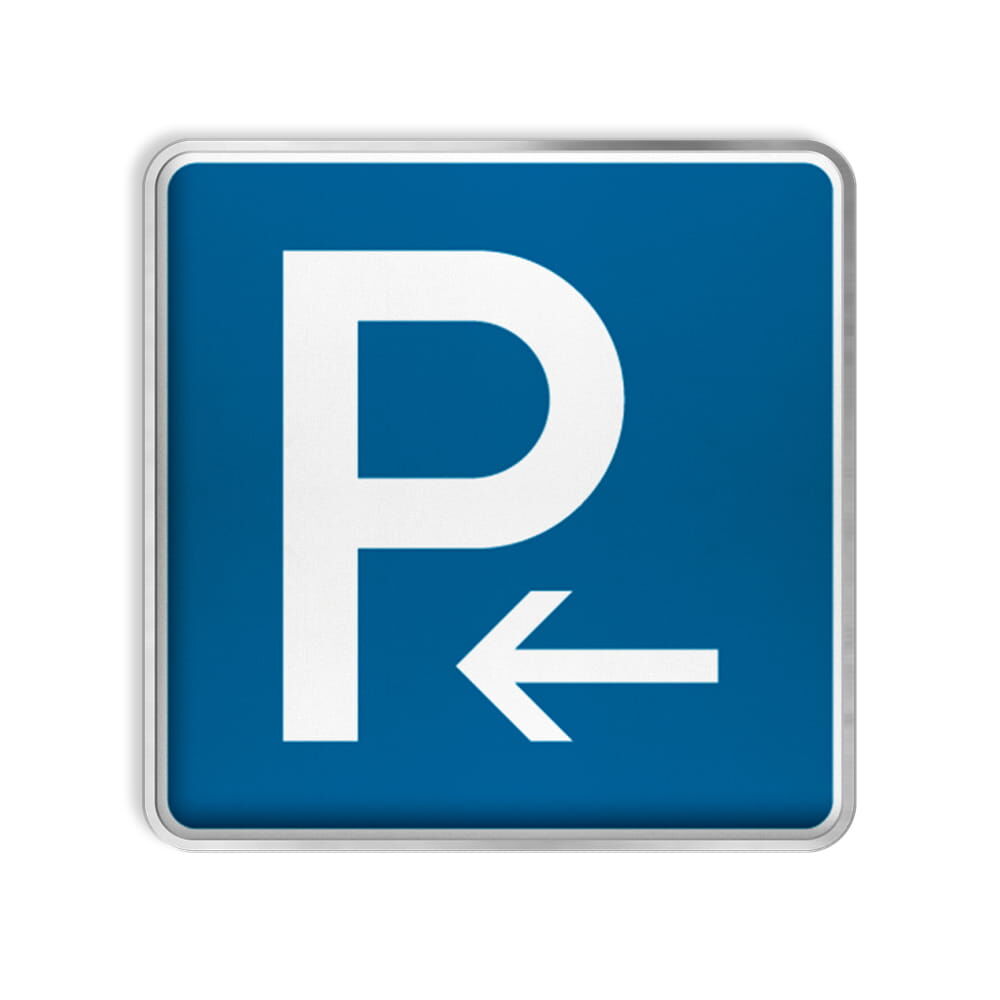 VZ 314-10 Parken, Anfang, Aufstellung rechts oder Ende, Aufstellung links VZ 314-10 Parken, Anfang, Aufstellung rechts oder Ende, Aufstellung links