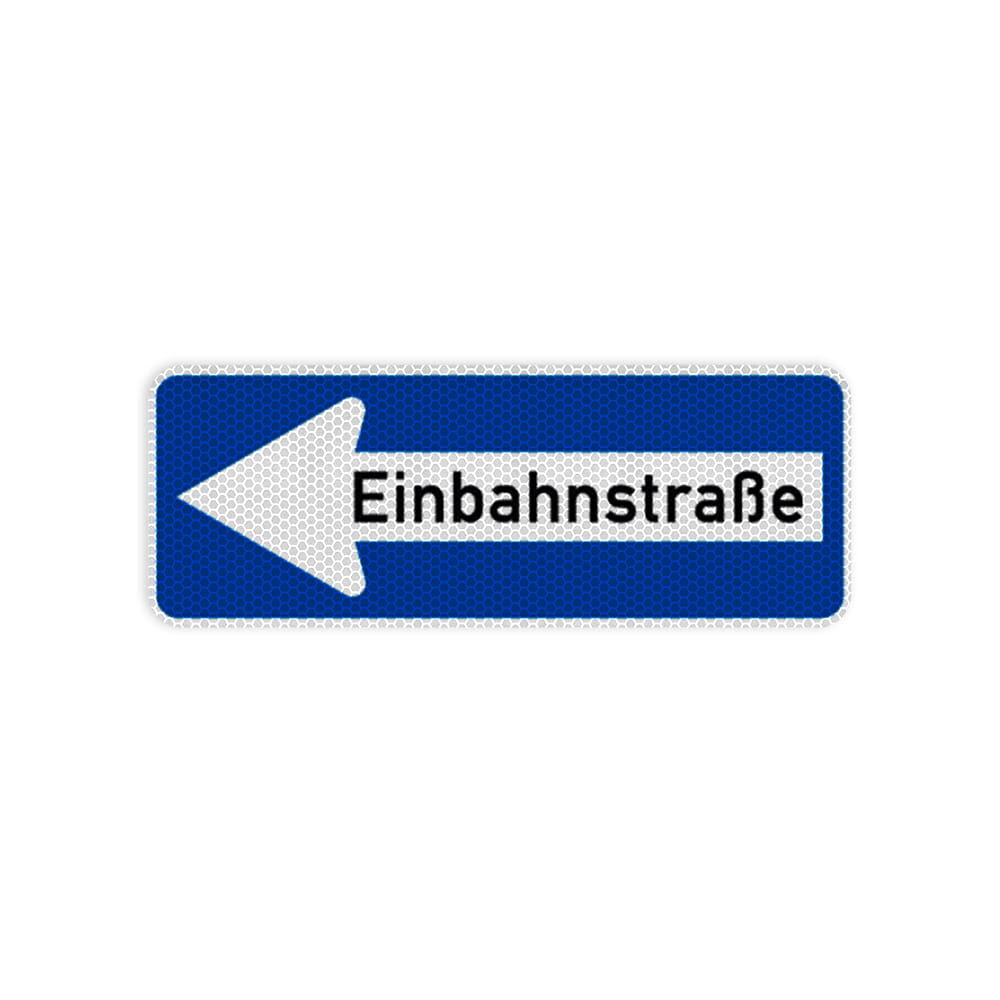 VZ 220-10 Einbahnstraße linksweisend
