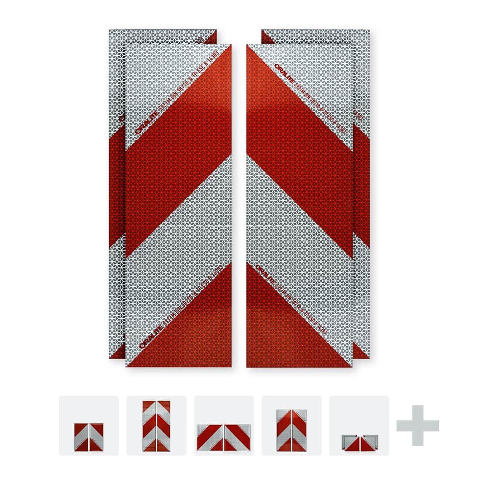 Orafol Kfz Warnmarkierung 5921M Zuschnitte Set