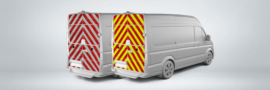 Heckwarnmarkierungssätze