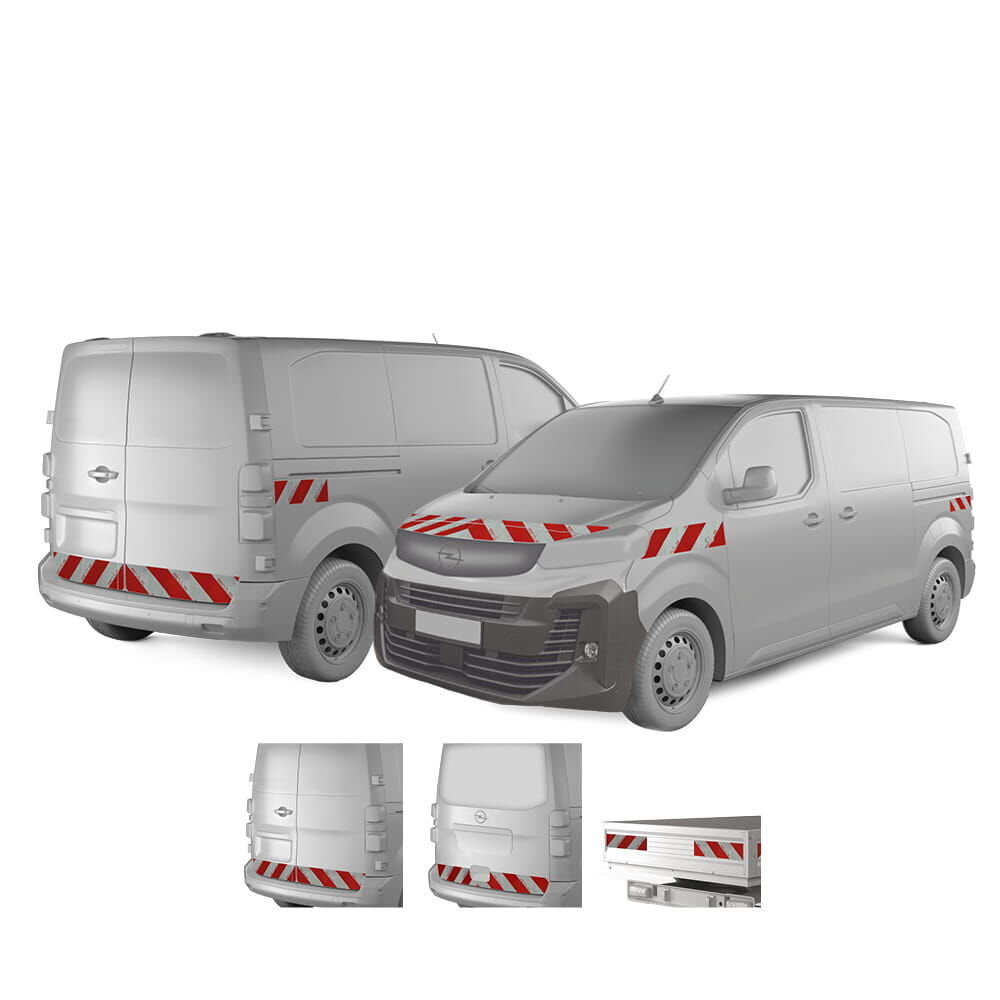 Opel Vivaro ab 2024 mit Variantenvorschau zwischen Hecktür, Heckklappe und Pritschenmodell