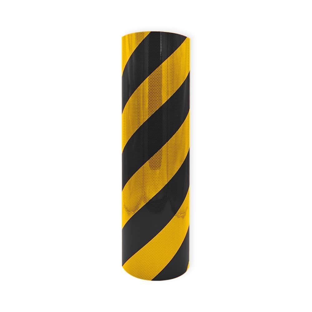 Einzelrolle ORALITE 5831 schwarz-gelb 600 mm, rechtsweisend