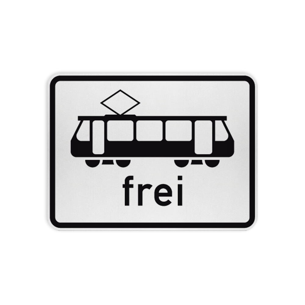 VZ 1024-16 Straßenbahnen frei VZ 1024-16 Straßenbahnen frei